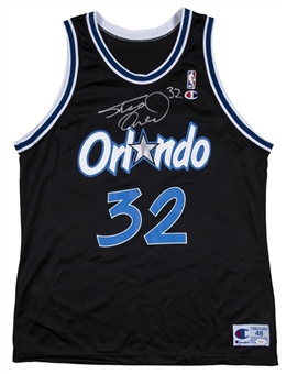 Shaquille ONeal Signed Orlando Magic Road Jersey (JSA)